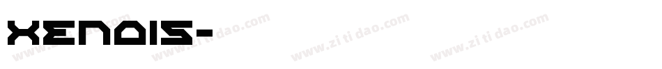 Xenois字体转换