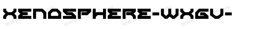 Xenosphere-WXgv字体转换