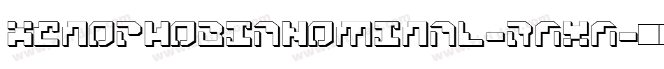 XenophobiaNominal-RAxA字体转换