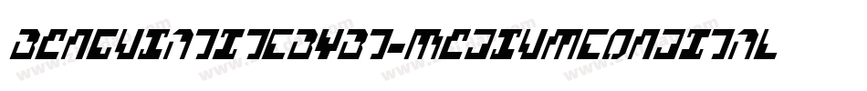 BenguiatITCbyBT-MediumCondItal字体转换