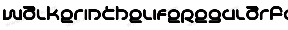 WalkerInTheLifeRegularFonty-E25e字体转换