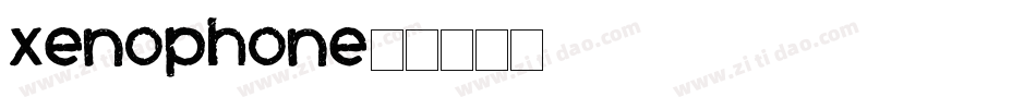 Xenophone字体转换