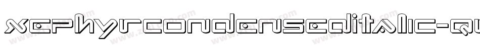 XephyrCondensedItalic-qrWd字体转换