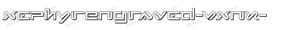 XephyrEngraved-VXnx字体转换
