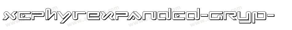 XephyrExpanded-GRYP字体转换