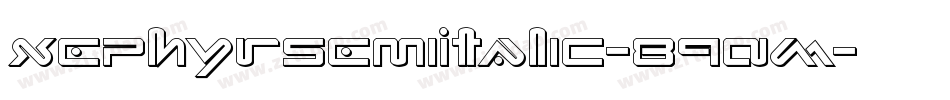 XephyrSemiItalic-89AM字体转换