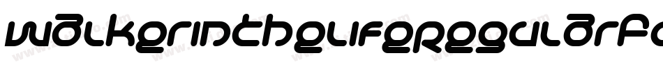 WalkerInTheLifeRegularFonty-E25e字体转换