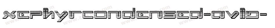 XephyrCondensed-AVlD字体转换