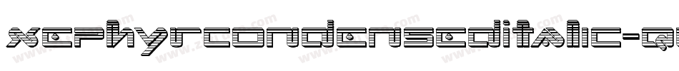 XephyrCondensedItalic-qrWd字体转换