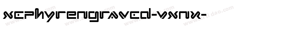 XephyrEngraved-VXnx字体转换