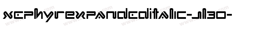 XephyrExpandedItalic-jl3O字体转换