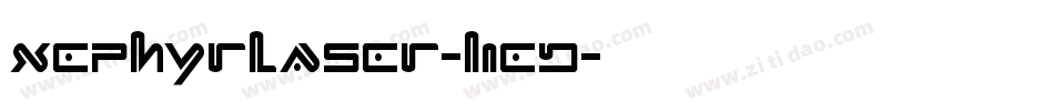 XephyrLaser-l1eD字体转换