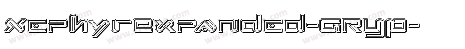 XephyrExpanded-GRYP字体转换