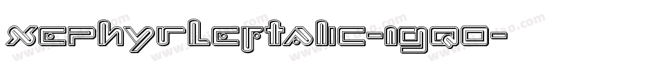 XephyrLeftalic-1gq0字体转换