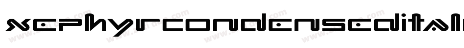 XephyrCondensedItalic-qrWd字体转换