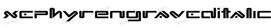 XephyrEngravedItalic-JYKo字体转换