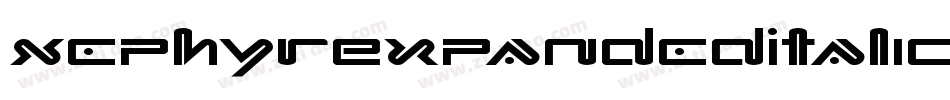 XephyrExpandedItalic-jl3O字体转换