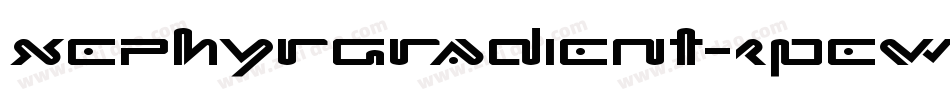 XephyrGradient-zPew字体转换