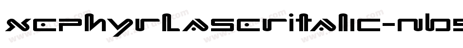 XephyrLaserItalic-nB5V字体转换