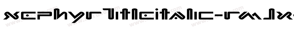 XephyrTitleItalic-rMJx字体转换