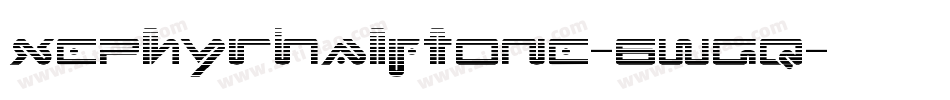 XephyrHalftone-6WGq字体转换