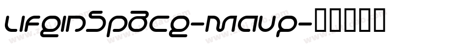 LifeInSpace-MAVP字体转换