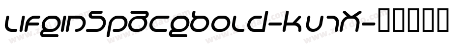 LifeInSpaceBold-KV7X字体转换