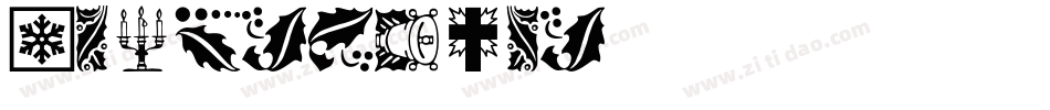King-Xmas字体转换