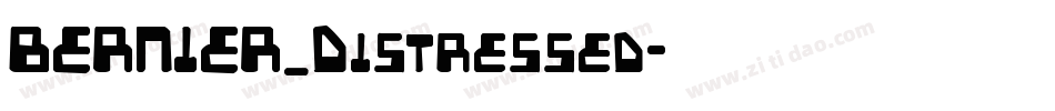 BERNIER_Distressed字体转换