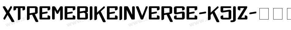 XtremeBikeInverse-K5JZ字体转换