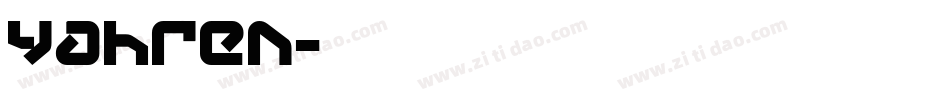 Yahren字体转换