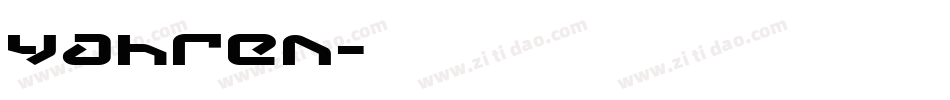 Yahren字体转换