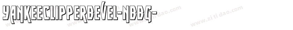 YankeeClipperBevel-nBBg字体转换