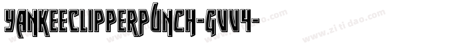 YankeeClipperPunch-gVV4字体转换