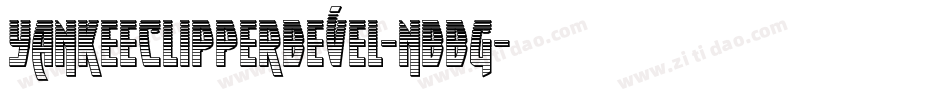YankeeClipperBevel-nBBg字体转换