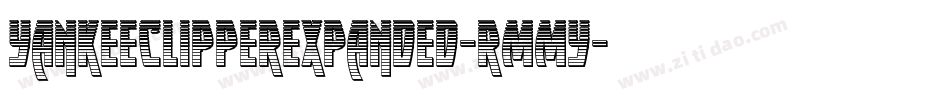 YankeeClipperExpanded-rMMy字体转换