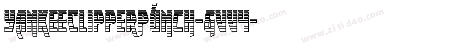 YankeeClipperPunch-gVV4字体转换