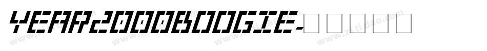 Year2000Boogie字体转换