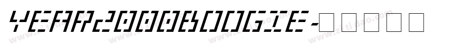 Year2000Boogie字体转换