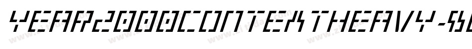 Year2000ContextHeavy-8OVM字体转换
