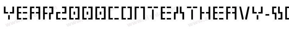 Year2000ContextHeavy-8OVM字体转换