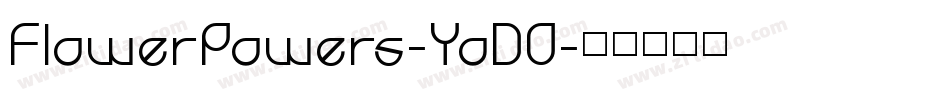 FlowerPowers-YoDO字体转换