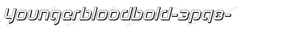 YoungerbloodBold-3pq8字体转换