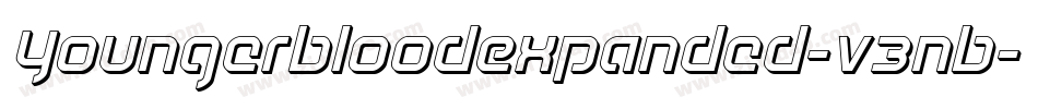 YoungerbloodExpanded-V3nB字体转换