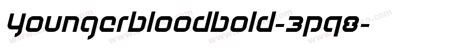 YoungerbloodBold-3pq8字体转换