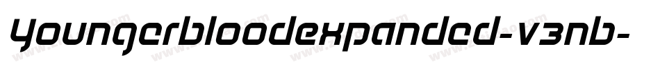 YoungerbloodExpanded-V3nB字体转换