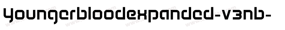 YoungerbloodExpanded-V3nB字体转换