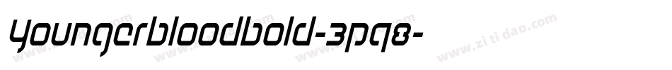 YoungerbloodBold-3pq8字体转换