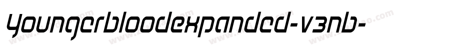 YoungerbloodExpanded-V3nB字体转换