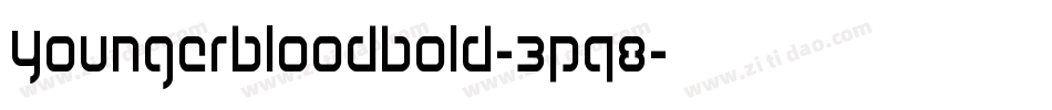 YoungerbloodBold-3pq8字体转换